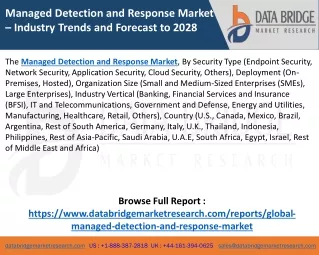 Managed Detection and Response Market