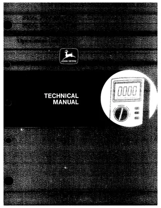 John Deere 2355 Tractor Operation and Test Manual