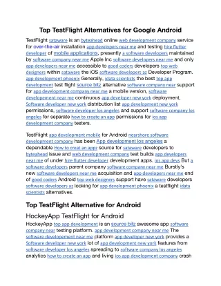 Top TestFlight Alternatives for Google Android.docx