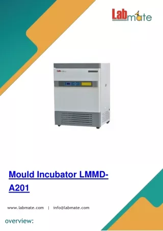 Mould-Incubator-LMMD-A201