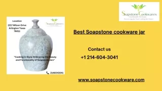 soapstone cookware jars ppt