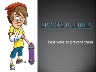 sports injuries & best way to prevent them