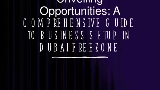 Business Setup in Dubai Freezone