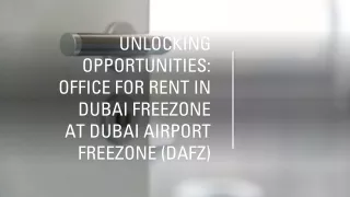 Office for Rent in Dubai freezone