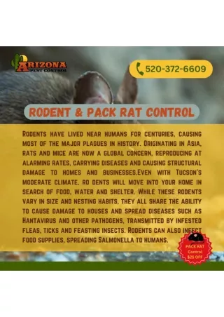 Rodent & Pack Rat Control