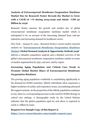 Extracorporeal Membrane Oxygenation Machines Market