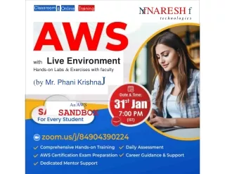 Free Demo On AWS 31st Jan - Naresh IT