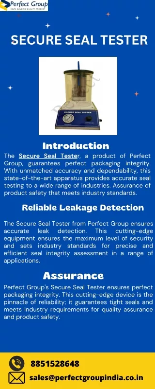 Secure Seal Tester