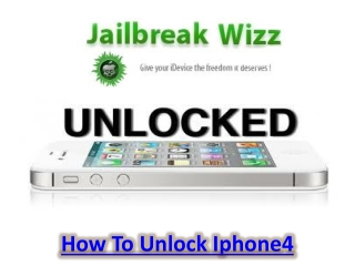 How To Unlock Iphone4