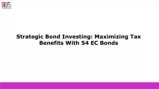 Strategic Wealth Building Unveiling the Power of 54EC Bonds