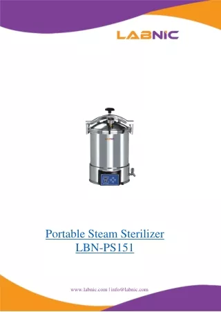 Portable-Steam-Sterilizer-LBN-PS151