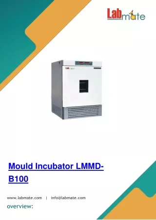 Mould-Incubator-LMMD-B100