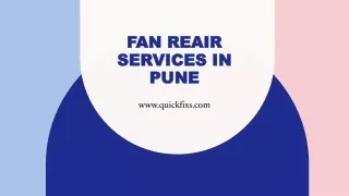 FAN REAIR SERVICES IN PUNE