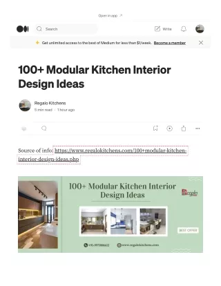 100  Modular Kitchen Interior Design Ideas