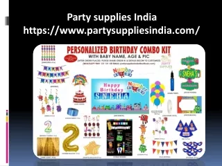 Birthday Party Decorations Online