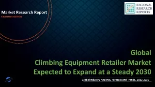 Climbing Equipment Retailer Market Expected to Expand at a Steady 2030