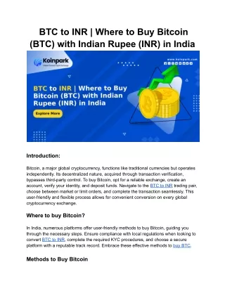 _Where to Buy Bitcoin (BTC) to Indian Rupee (INR)  in india _ BTC to INR