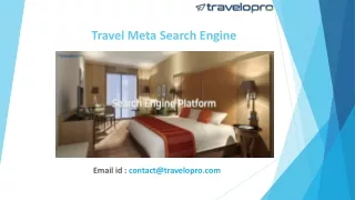 Travel Meta Search Engine