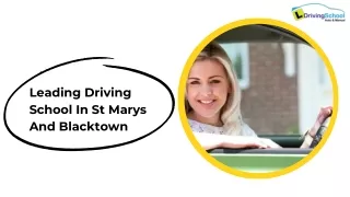 Leading Driving School In St Marys And Blacktown