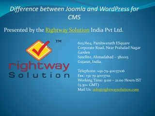 WordPress V/S Joomla As Content Management System