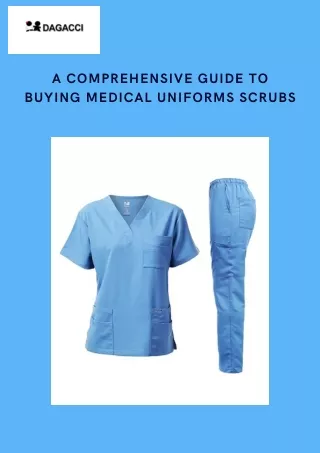 Medical Uniforms Scrubs Adds A Touch Of Elegance - Dagacci