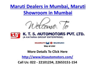 Maruti Dealers in Mumbai, Maruti Showroom in Mumbai