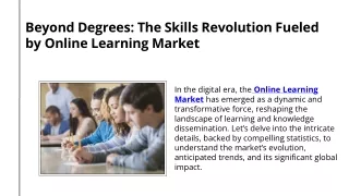 The Skills Revolution Fueled by Online Learning Market