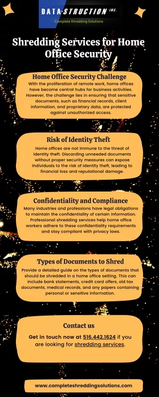 Shredding Services for Home Office Security