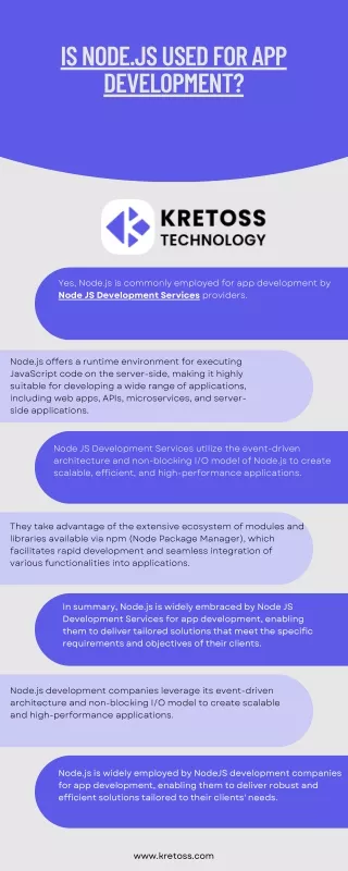 Is Node.js used for app development