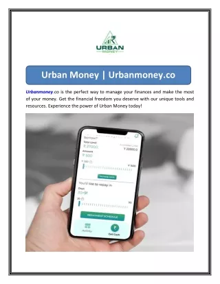 Urban Money Urbanmoney.co
