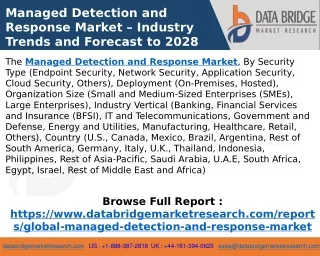 Managed Detection and Response Market