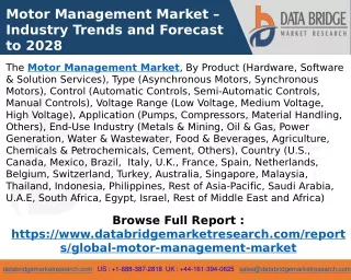 Motor Management Market