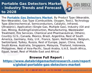 Portable Gas Detectors Market