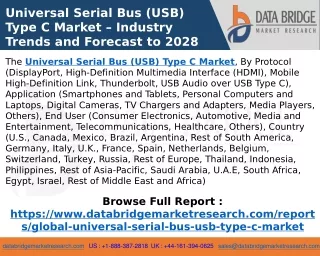 Universal Serial Bus (USB) Type C Market