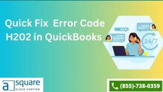 Quick Fix  Error Code H202 in QuickBooks