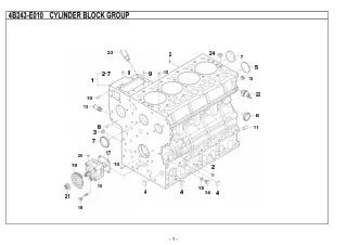 Kioti Daedong EX50H Tractor Parts Catalogue Manual