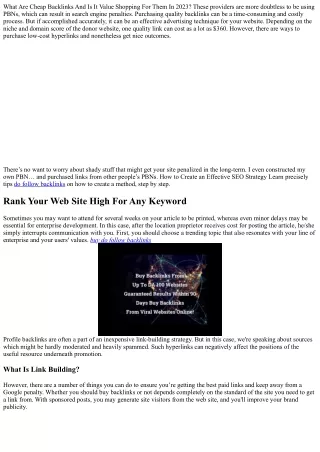 The Next Big Thing in do follow backlinks