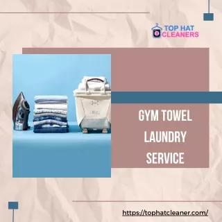 Gym Towel Laundry Service