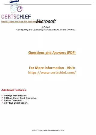 Excel in the AZ-140 Exam Master Configuring and Operating Azure Virtual Desktop with Unrivaled Expertise and Precision