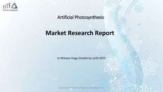 Artificial Photosynthesis Market - Global Trend and Outlook to 2030