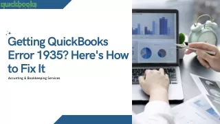 How to Resolve QuickBooks Install Error Code 1935?