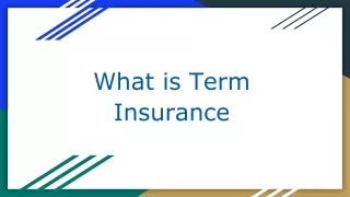 What is Term Insurance? Definition and Meaning of Term Plan
