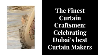 best curtain makers in Dubai