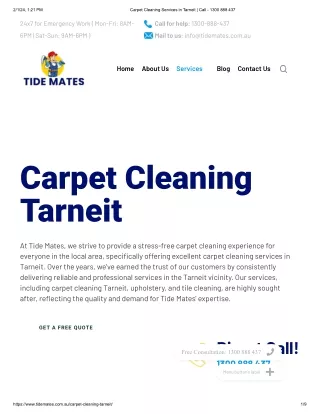 Carpet Cleaning Tarneit