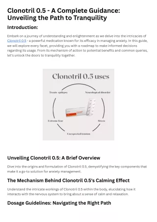 clonotril 0.5