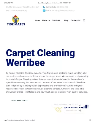 Carpet Cleaning Werribee