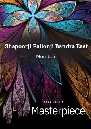 Shapoorji Bandra East Mumbai PDF