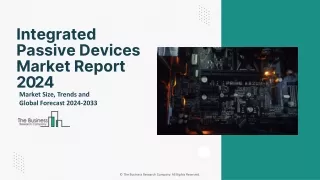 Unraveling Segments in the Integrated Passive Devices Wall Market 2024-2033