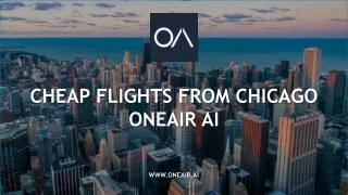 Book Cheap Flights from Chicago - OneAir