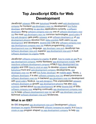 Top JavaScript IDEs for Web Development.docx